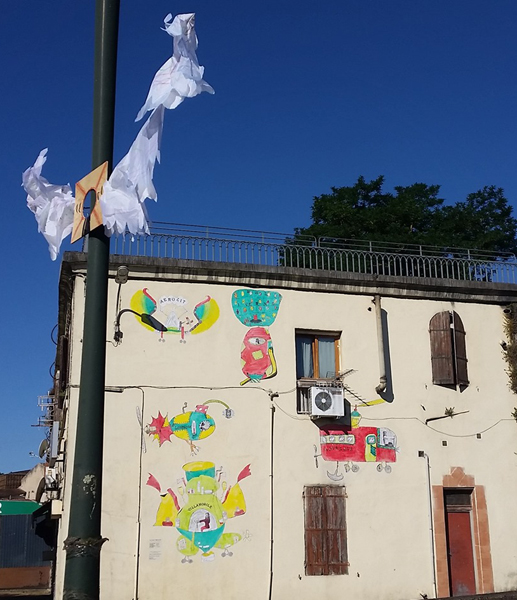 Déco murale de l'atelier de Marianne Bouvet - Décos d'Ecoles 2019 ©MikaLopez